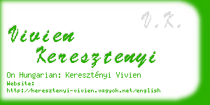 vivien keresztenyi business card